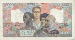 5000 Francs EMPIRE FRANÇAIS FRANCE  1945 F.47.44 TTB