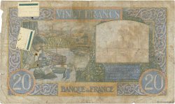 20 Francs TRAVAIL ET SCIENCE FRANCE  1941 F.12.19 B