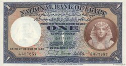 1 Pound ÉGYPTE  1943 P.022c SUP+