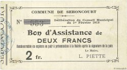 2 Francs FRANCE régionalisme et divers  1915 JP.02-2119
