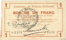 1 Franc FRANCE regionalismo y varios  1915 JP.02-1031