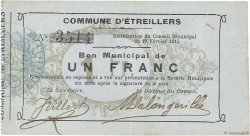 1 Franc FRANCE Regionalismus und verschiedenen  1915 JP.02-0756 SS