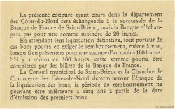 50 Centimes FRANCE régionalisme et divers Saint-Brieuc 1918 JP.111.13 NEUF