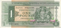 1 Pound SCOTLAND  1961 P.195a SC+