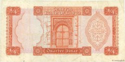 1/4 Dinar LIBYE  1972 P.33b TB