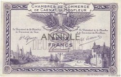 2 Francs Annulé FRANCE régionalisme et divers Caen et Honfleur 1918 JP.034.11