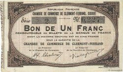 1 Franc FRANCE regionalism and miscellaneous Clermont-Ferrand, Issoire 1918 JP.048.01 XF