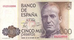 5000 Pesetas SPAIN  1979 P.160