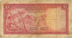 50 Francs BELGIAN CONGO  1959 P.32 F