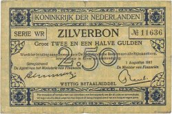 2.5 Gulden PAESI BASSI  1917 P.011 MB