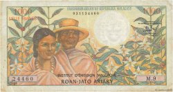 1000 Francs - 200 Ariary MADAGASCAR  1966 P.059