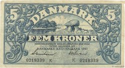 5 Kroner DANEMARK  1943 P.030k