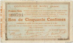 50 Centimes FRANCE régionalisme et divers  1915 JP.02-2464 TTB