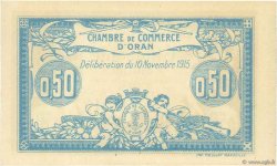 50 Centimes ARGELIA Oran 1915 JP.141.04 FDC