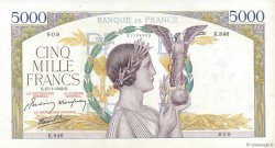 5000 Francs VICTOIRE Impression à plat FRANCE  1942 F.46.33