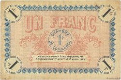 1 Franc FRANCE regionalism and miscellaneous Auxerre 1917 JP.017.17 VF
