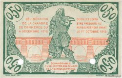 50 Centimes Spécimen FRANCE regionalism and miscellaneous Béziers 1916 JP.027.21 UNC