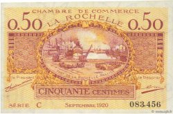 50 Centimes FRANCE regionalismo y varios La Rochelle 1920 JP.066.07 FDC