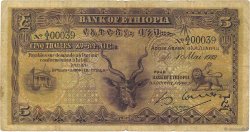 5 Thalers ETHIOPIA  1932 P.07