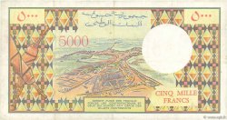 5000 Francs DJIBOUTI  1991 P.38c TTB