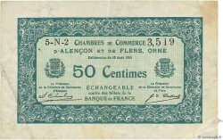 50 Centimes FRANCE régionalisme et divers Alencon et Flers 1915 JP.006.47 TB