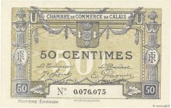 50 Centimes FRANCE régionalisme et divers Calais 1918 JP.036.42 NEUF