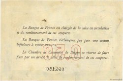 50 Centimes FRANCE régionalisme et divers Dieppe 1918 JP.052.01 TTB+