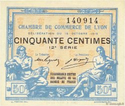 50 Centimes FRANCE régionalisme et divers Lyon 1919 JP.077.18 NEUF