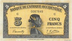 5 Francs AFRIQUE OCCIDENTALE FRANÇAISE (1895-1958)  1942 P.28a SPL