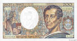 200 Francs MONTESQUIEU FRANCE  1992 F.70.12a SPL+