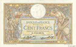 100 Francs LUC OLIVIER MERSON grands cartouches FRANCE  1931 F.24.10 XF