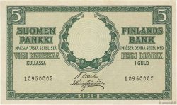 5 Markkaa FINLANDE  1918 P.036 SPL
