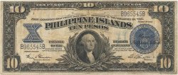 10 Pesos PHILIPPINES  1924 P.071 TB+