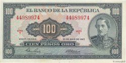 100 Pesos Oro COLOMBIE  1967 P.403c SPL