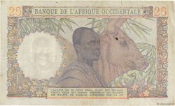 25 Francs AFRIQUE OCCIDENTALE FRANÇAISE (1895-1958)  1943 P.38 TB