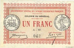 1 Franc SÉNÉGAL  1917 P.02b