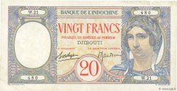 20 Francs YIBUTI  1936 P.07A