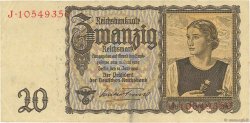 20 Reichsmark ALLEMAGNE  1939 P.185