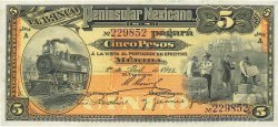 5 Pesos MEXIQUE Mérida 1914 PS.0465a NEUF