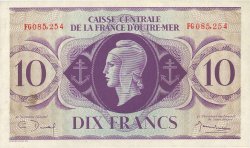 10 Francs AFRIQUE ÉQUATORIALE FRANÇAISE  1943 P.16a SPL