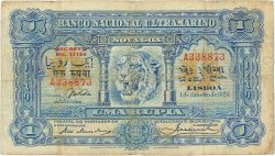 1 Rupia INDE PORTUGAISE  1924 P.023A TB
