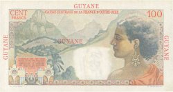 100 Francs La Bourdonnais GUYANE  1946 P.23 TTB