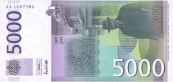5000 Dinara SERBIE  2003 P.45a NEUF