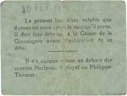 1 Franc TúNEZ  1916 P.-- BC