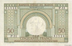 50 Francs MARUECOS  1949 P.44