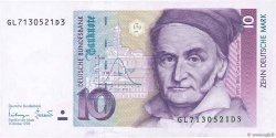 10 Deutsche Mark GERMAN FEDERAL REPUBLIC  1993 P.38c AU+