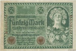50 Mark GERMANIA  1920 P.068