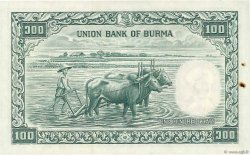 100 Kyats BURMA (VOIR MYANMAR)  1958 P.51a SC