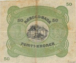 50 Kroner NORVÈGE  1944 P.09d MB a BB