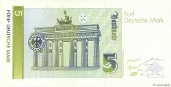 5 Deutsche Mark ALLEMAGNE FÉDÉRALE  1991 P.37 pr.NEUF